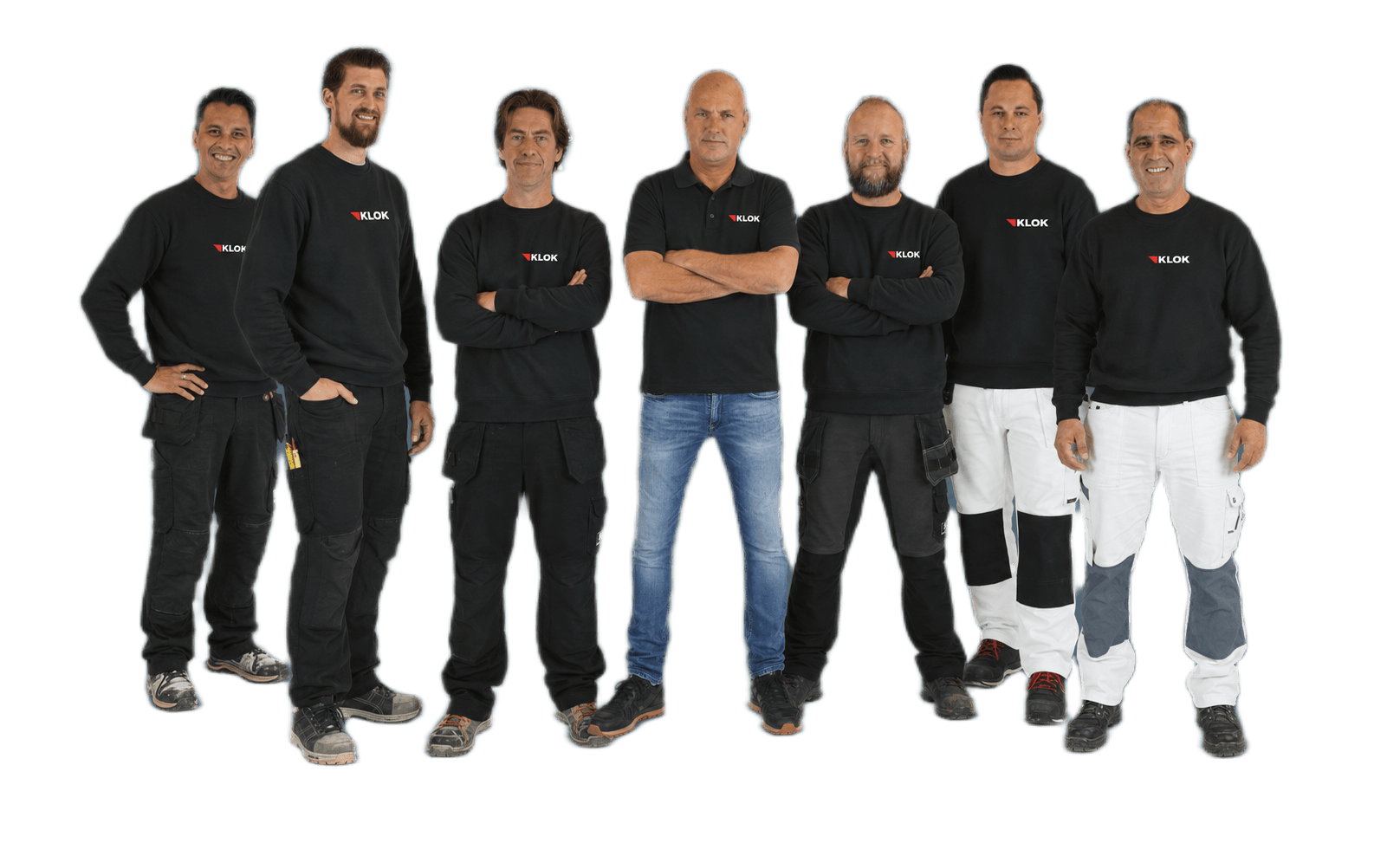 Het team van KLOK - Vastgoedonderhoud